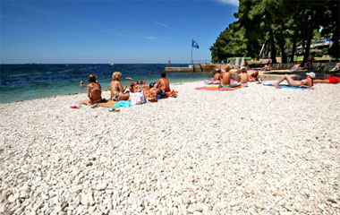 Пляж отеля Laguna Parentium 3*