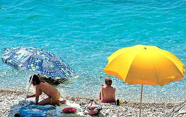 Пляж отеля Mediteran Residence 2*