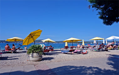 Пляж отеля Ilirija 4*