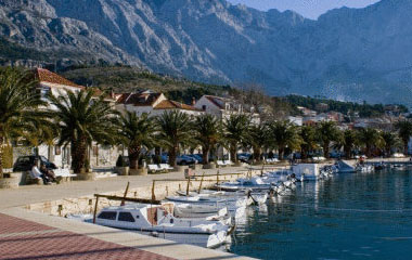 Пляж отеля Croatia Baska Voda 4*