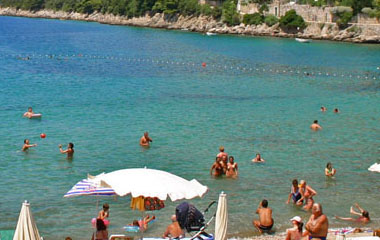Пляж отеля Aquarius Hotel Dubrovnik 3*