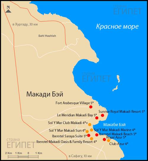 Карта Макади