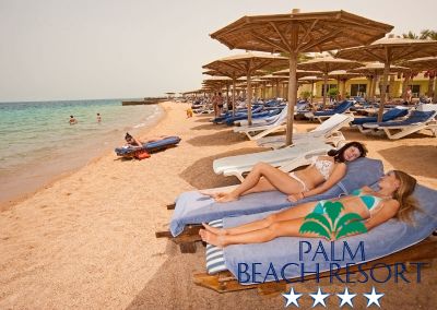 Пляж отеля Palm Beach Resort (Eurotel) 4* 