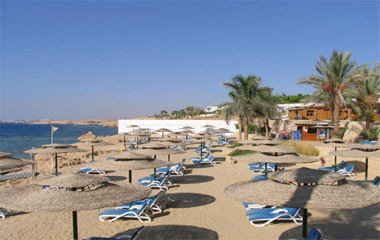 Пляж отеля Domina Hotel & Resort El Sultan 5*