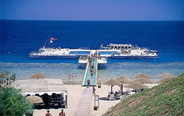 Пляж отеля Domina Hotel & Resort El Sultan 5*