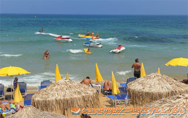 Пляж отеля Aeolos Beach Resort Hotel