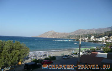 Пляж отеля Alianthos Beach Hotel 3*
