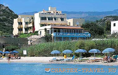 Пляж отеля Almiros Beach Hotel 3*