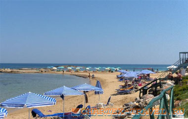 Пляж отеля Aquis Arina Sand Hotel 4*
