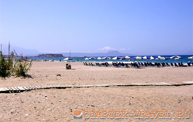 Пляж отеля Aristea Hotel 2*