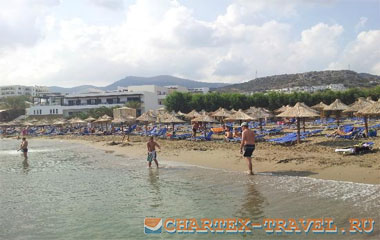 Пляж отеля Arminda Hotel 4*