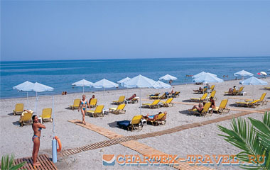 Пляж отеля Asterion Beach Hotel and Suites 5*