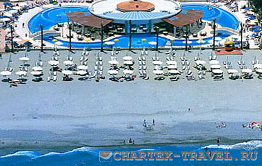 Пляж отеля Atlantica Caldera Beach 4*