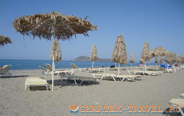 Пляж отеля Atlantica Caldera Creta Paradise 4*