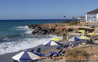 Пляж отеля Blue Aegean Apartotel 4*