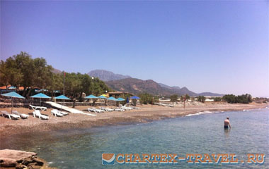 Пляж отеля Blue Star Beachfront Resort 3*