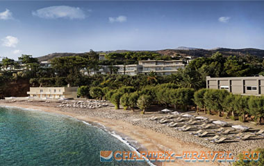 Пляж отеля Capsis Crystal Energy Hotel 5*