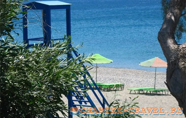 Пляж отеля Casa Moazzo Suites & Apartments 3*