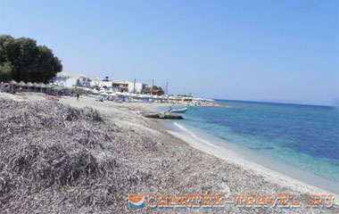 Пляж отеля Chrissi Amoudia Hotel 4*