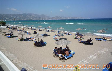 Пляж отеля Creta Beach Hotel & Bungalows 4*