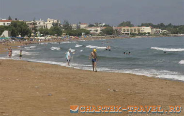 Пляж отеля Creta Palm Resort Hotel and Apartments 4*