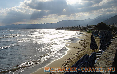 Пляж отеля Creta Solaris Hotel Apartments 4*