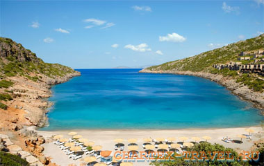 Пляж отеля Daios Cove Luxury Resort & Villas 5*