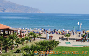 Пляж отеля Delfina Beach Resort 4*
