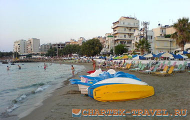 Пляж отеля El Greco Hotel (Chania) 3*