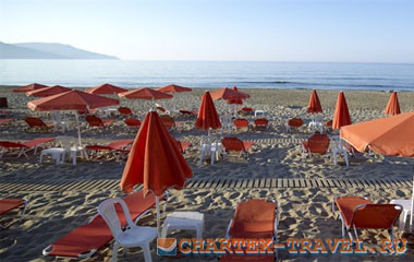 Пляж отеля Eliros Mare Hotel 4*