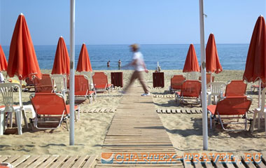 Пляж отеля Eliros Mare Hotel 4*
