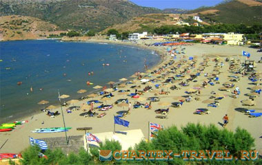 Пляж отеля Fodele Beach & Water Park Holiday Resort 5*