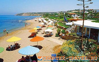 Пляж отеля Gortyna Hotel 3*