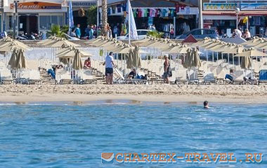Пляж отеля Ilios Beach Hotel Apartments