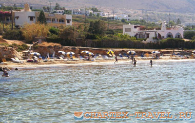 Пляж отеля Iliostasi Beach Apartments 2*