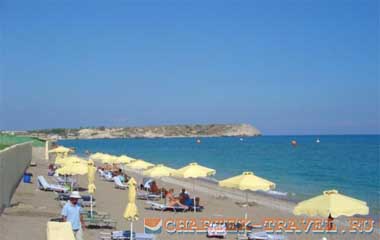 Пляж отеля Atlantica Club Aegean Blue 5*
