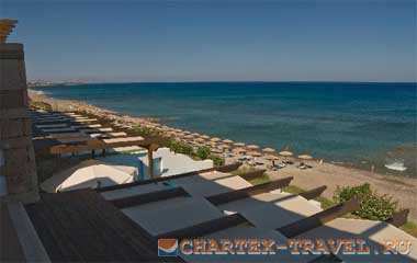 Пляж отеля Atrium Prestige Thalasso Spa Resort & Villas 5*