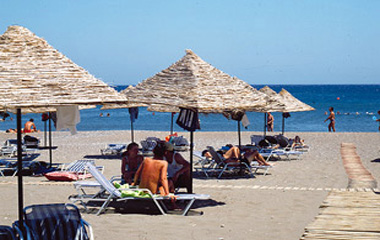 Пляж отеля Blue Sea 4*