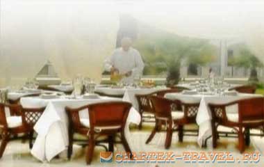 Ресторан отеля Castello Di Rodi Hotel 3*