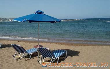 Пляж отеля Cyprotel Faliraki 4*