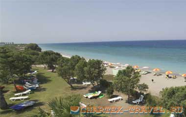 Пляж отеля D' Andrea Mare Beach Resort Aparthotel 4*