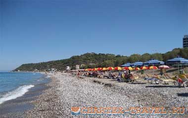 Пляж отеля Dionysos Hotel 4*