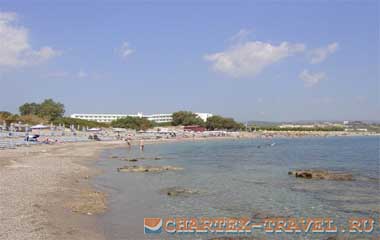 Пляж отеля Euroxenia Marathon Hotel 3*
