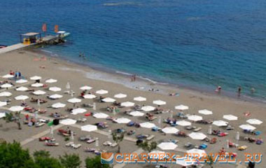 Пляж отеля Louis Colossos Beach Hotel 4*