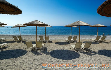 Пляж отеля Miraluna Kiotari Seaside 4*