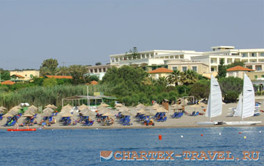 Пляж отеля Mitsis Rodos Maris Resort & Spa 5*
