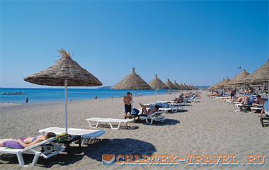 Пляж отеля Olympos Beach Hotel 4*