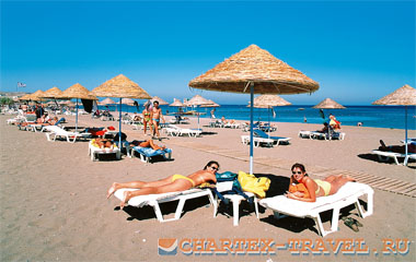 Пляж отеля Pegasos Beach Resort Hotel 4*