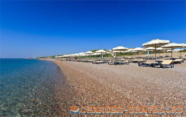 Пляж отеля Princess Andriana Resort & Spa 5*
