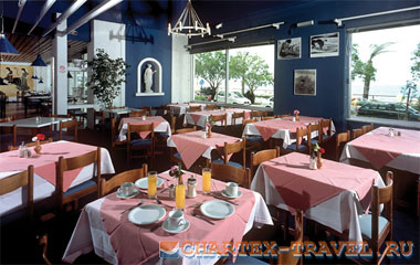 Ресторан отеля Rhodos Beach Hotel 3*